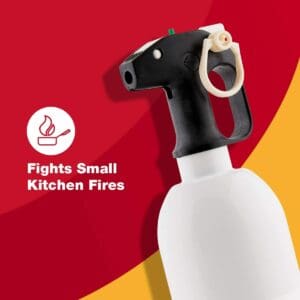 FIRST ALERT Fire Extinguisher, Kitchen Fire Extinguisher, White, KITCHEN5 5