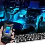 OPT7 Aura PRO Car Interior Lighting Kit Bluetooth Smart-Color LED Strip - 4pc