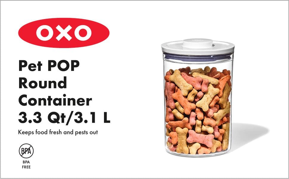 OXO Good Grips Pet POP Container – 3.3/3.1 L