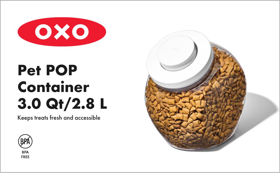 OXO Good Grips Pet POP Container – 3.0 Qt/2.8 L