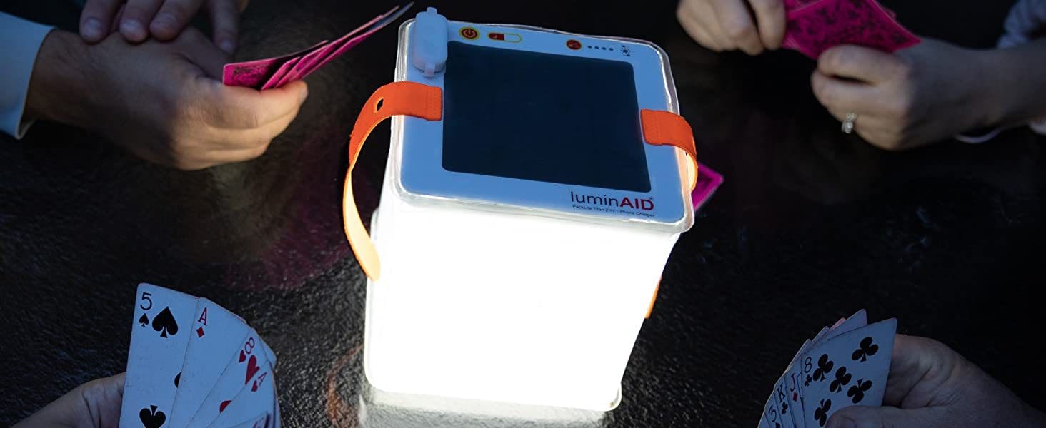 Solar Inflatable Phone Charging Lantern