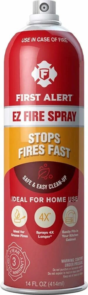 First Alert EZ Fire Spray Extinguisher Aerosol