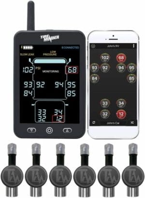 Valterra TireMinder Research A1AS RV TPMS with 6 Flow-Through Sensors