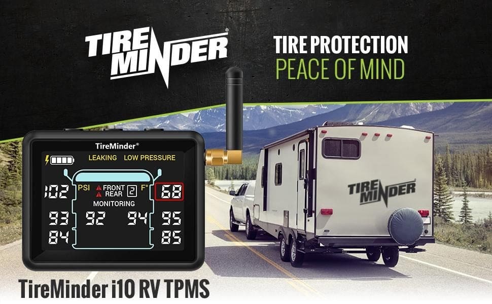 TireMinder i10 RV TPMS with 10 Transmitters