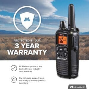 Midland LXT600BB FRS walkie talkie NOAA alerts
