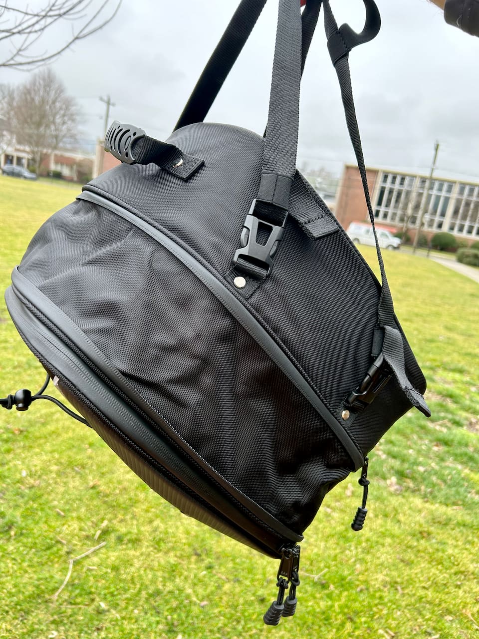 KemiMoto Expandable Motorcycle Tail Bag Backpack