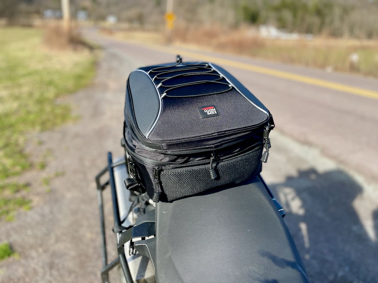 KemiMoto Expandable Motorcycle Tail Bag