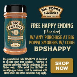 Big Poppa Smokers Spring 2024 Sale"